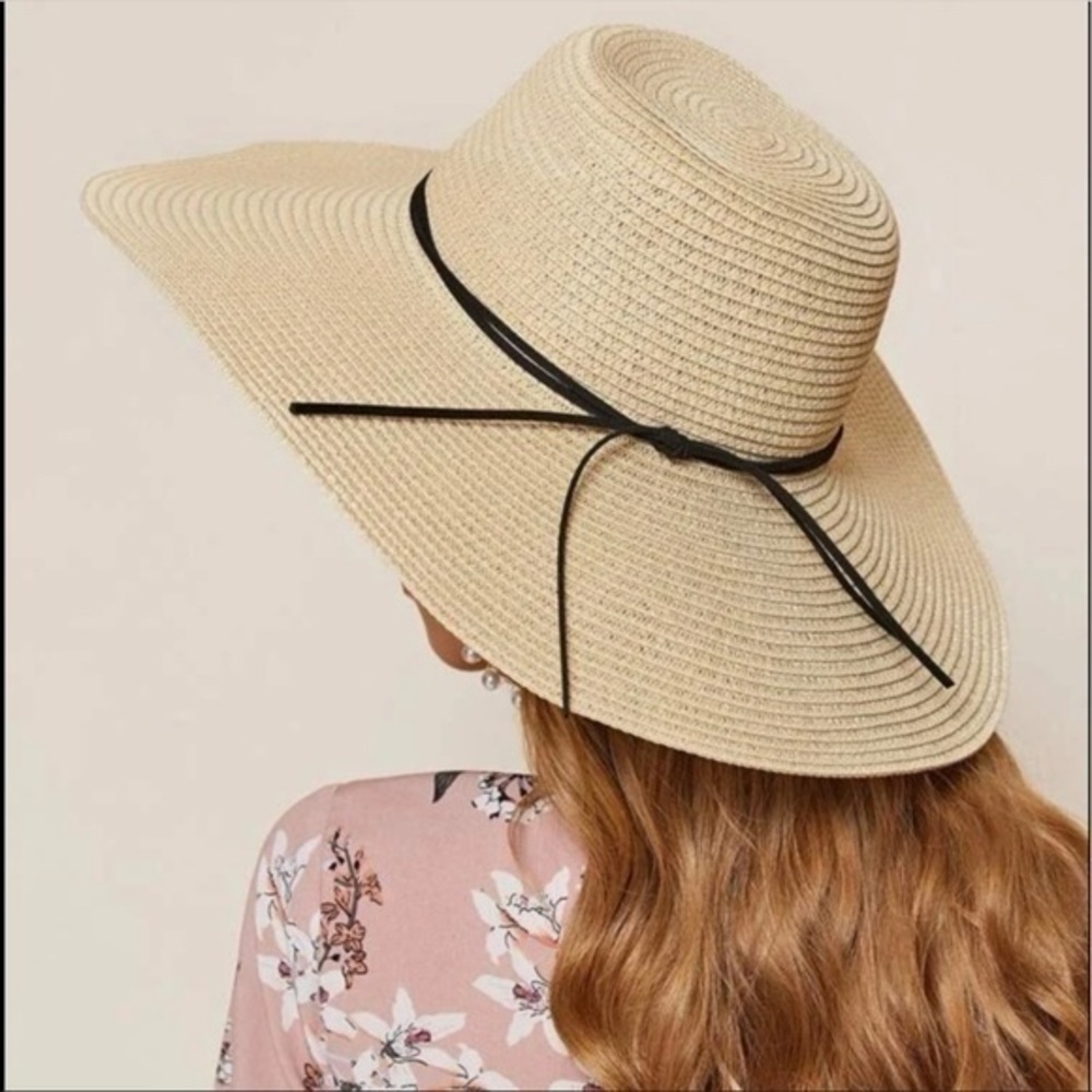 Womens Summer Beach Straw Sun Hat